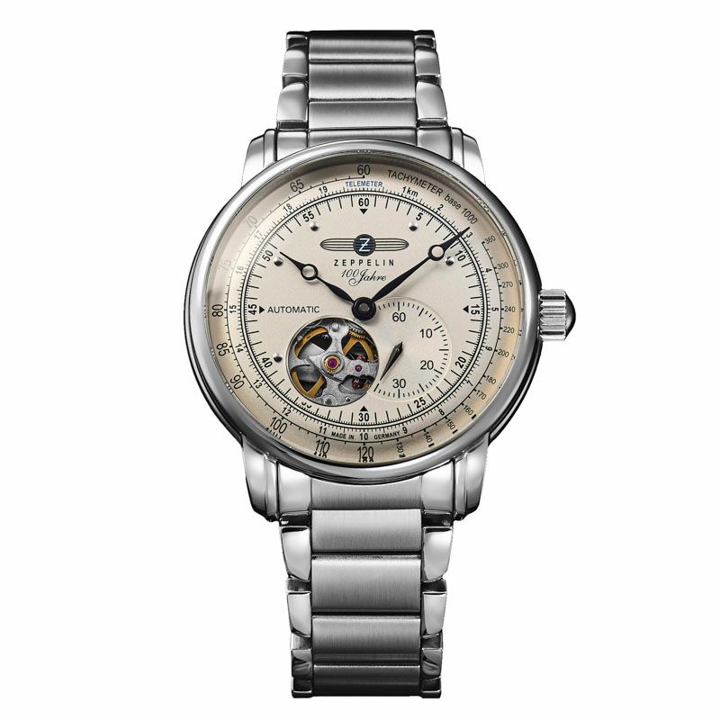 【完売】Zeppelin 自動巻き時計 シルバー/ブラウン 000000000393-01-l.jpg?t=